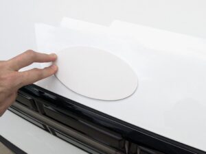 Plastic Hyundai oval Replacement + custom designed decal/sticker